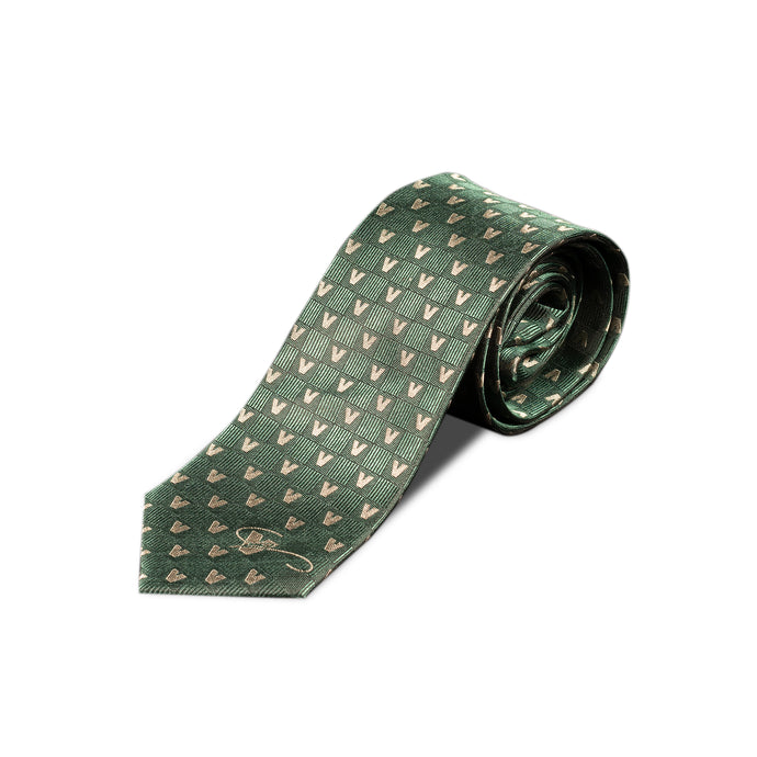 Green tie of Museo Vincenzo Vela